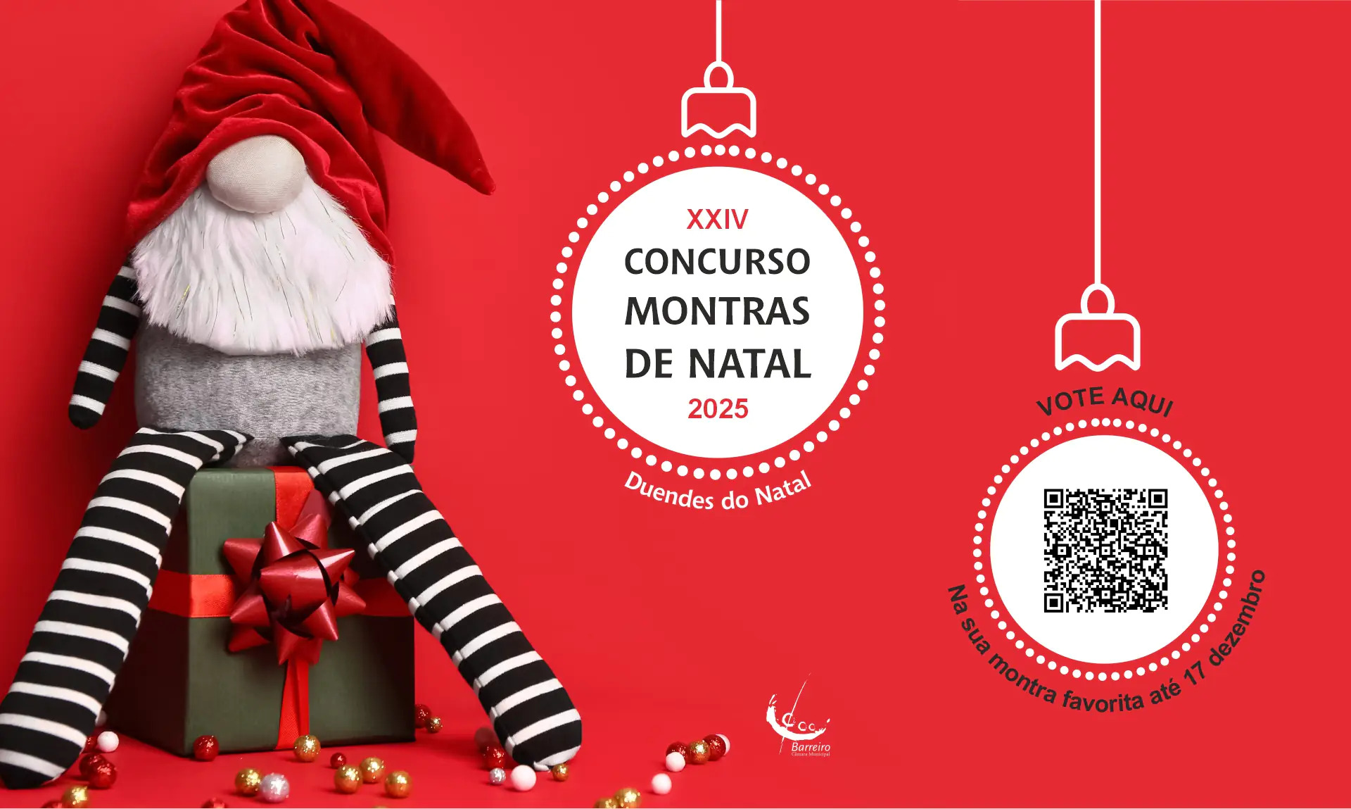 Montras de Natal a Concurso e passatempo “Caça aos Duendes”